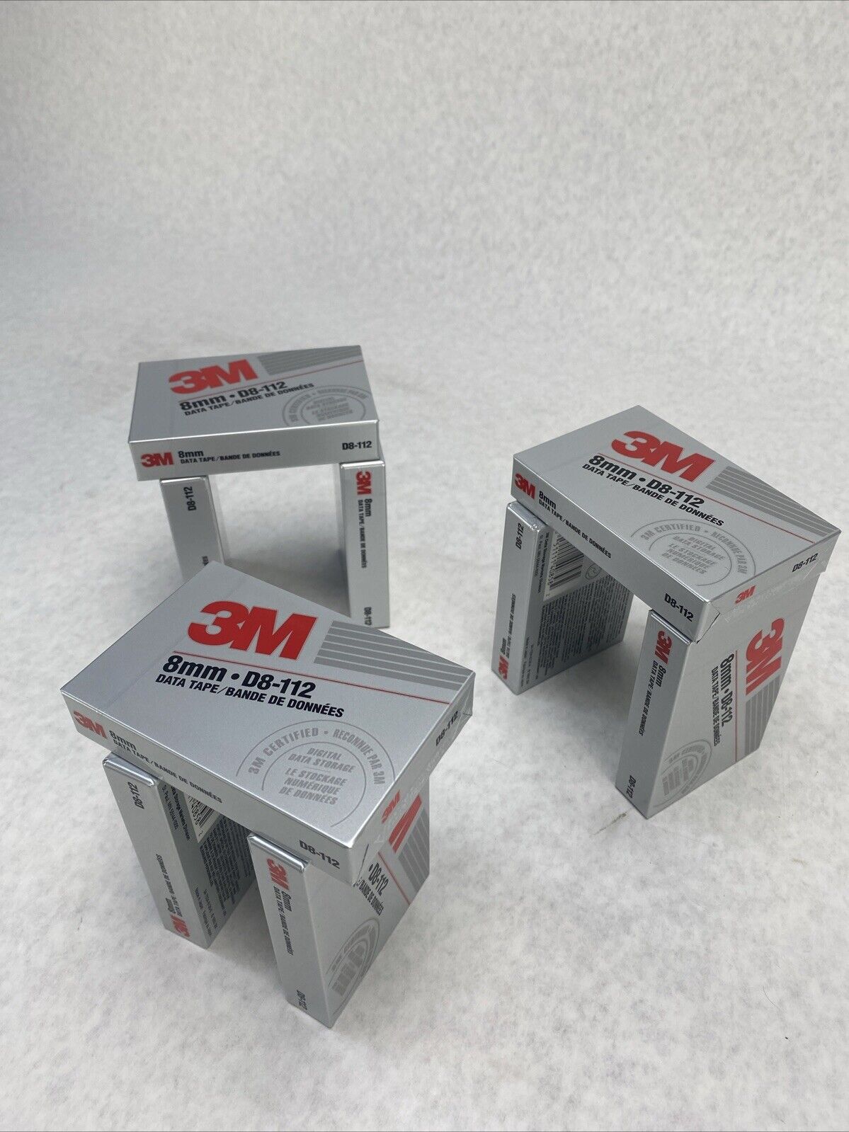 Lot of ( 9 ) 3M 40858 D8-112 8mm 112m Vintage Data Tape New SEALED