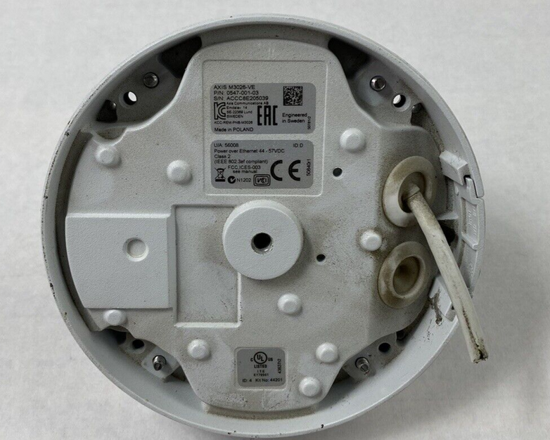 Axis M3026-VE Outdoor Fixed Dome Camera For Parts or Repair