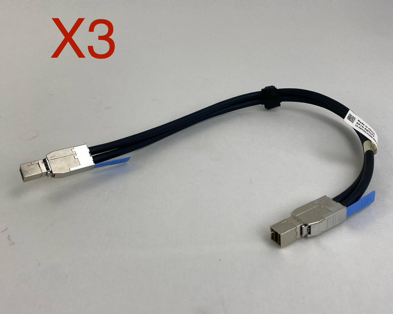 Dell 0WTCFX External Mini-SAS HD Data cables - Lot of 3