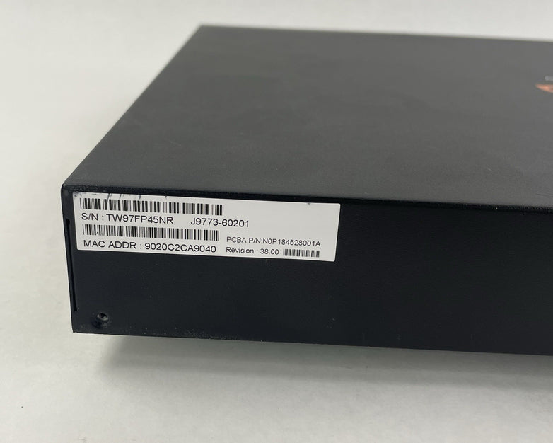 HP Aruba 2530-24G PoE+ J9773A 24-Port Gigabit Switch - Tested