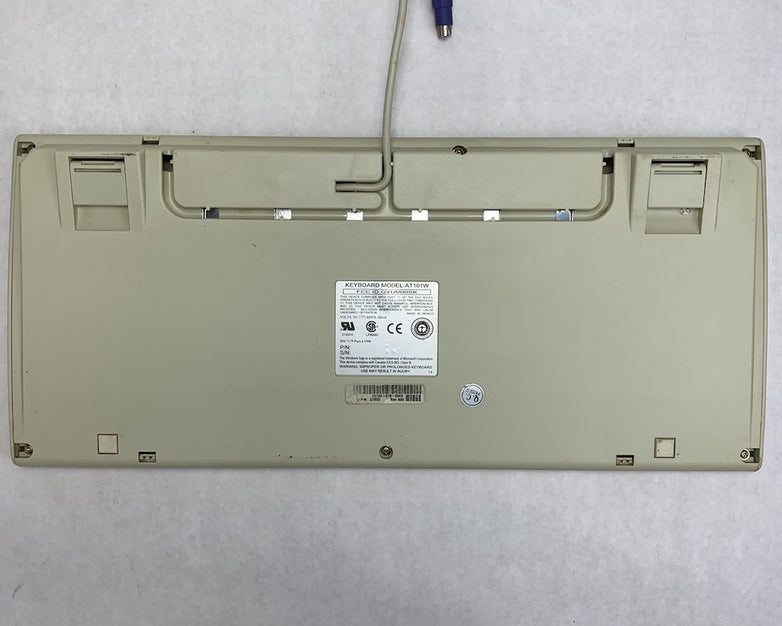 Dell AT101W PS/2 Wired Mechanical Vintage Keyboard