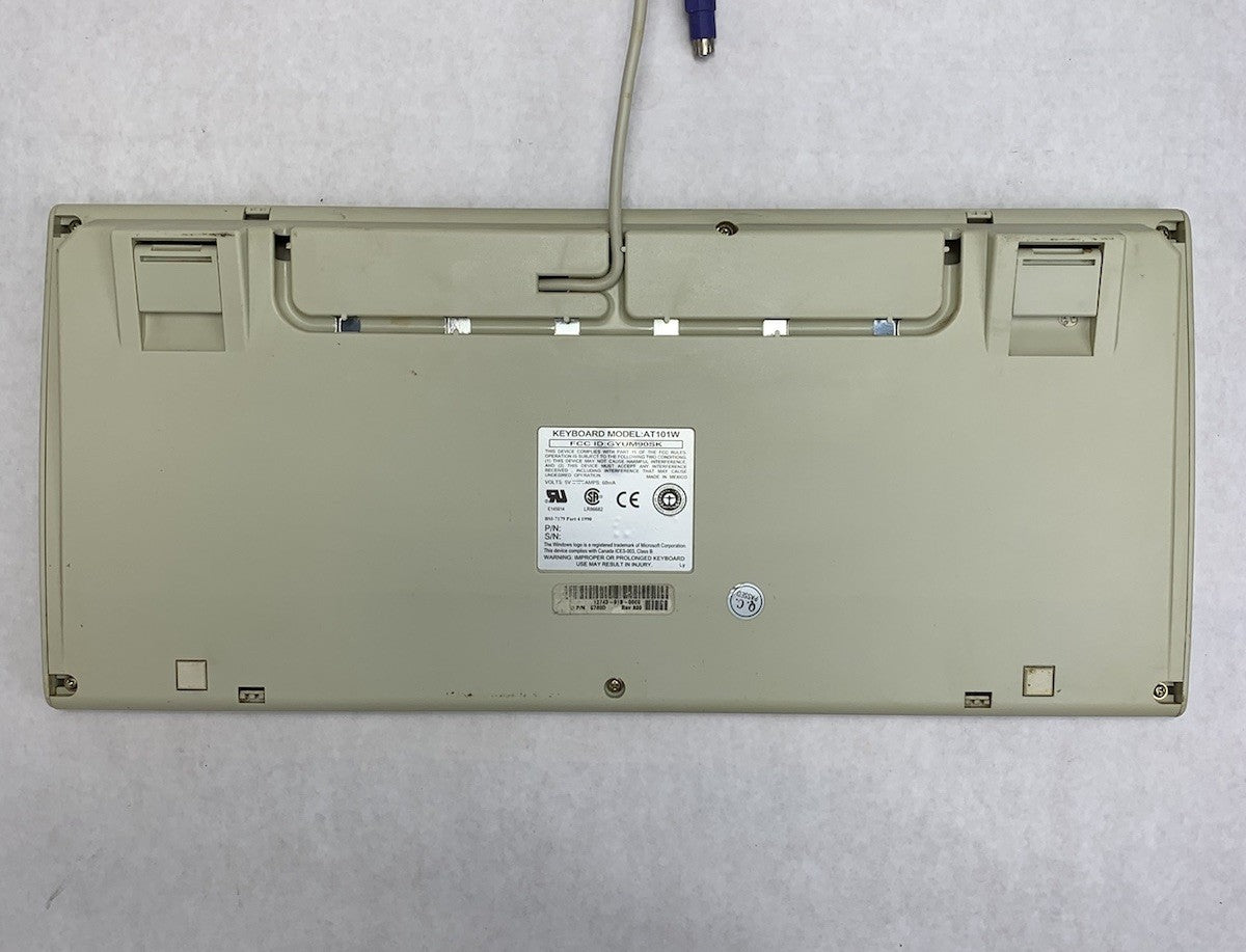 Dell AT101W PS/2 Wired Mechanical Vintage Keyboard