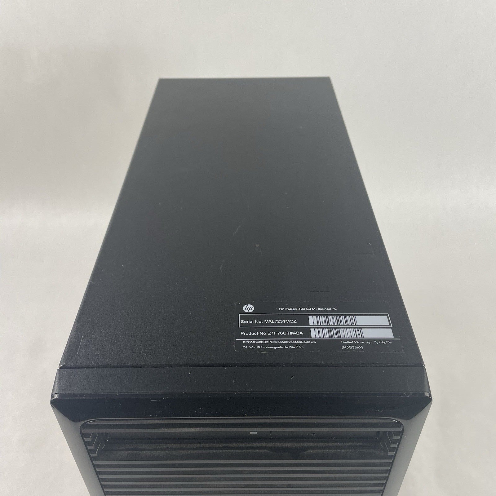 HP ProDesk 400 G3 MT i5-6500 3.20 GHz 8 GB RAM No OS/HDD2