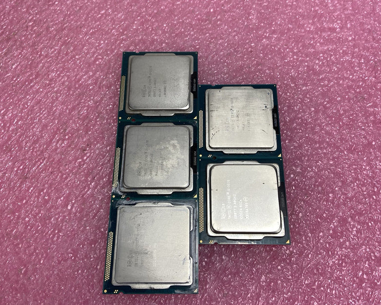 Lot of 5 Intel Core i5-3570 SR0T7 3.4GHz Desktop Processor