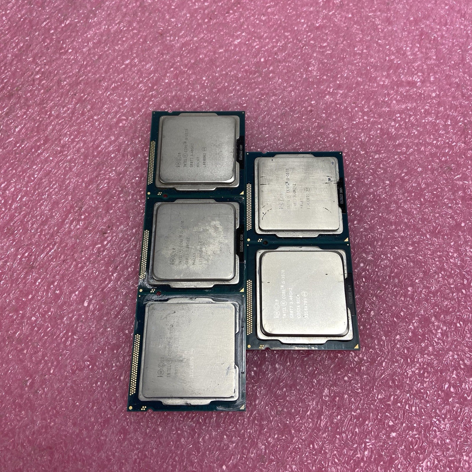 Lot of 5 Intel Core i5-3570 SR0T7 3.4GHz Desktop Processor4