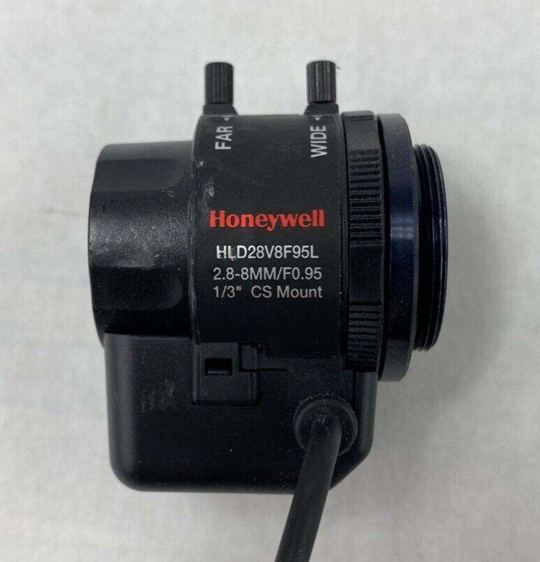 Lot of 2 Honeywell HLD28V8F95L 2.8-8mm/F0.95 1/3" CS Mount CCTV Camera Lens