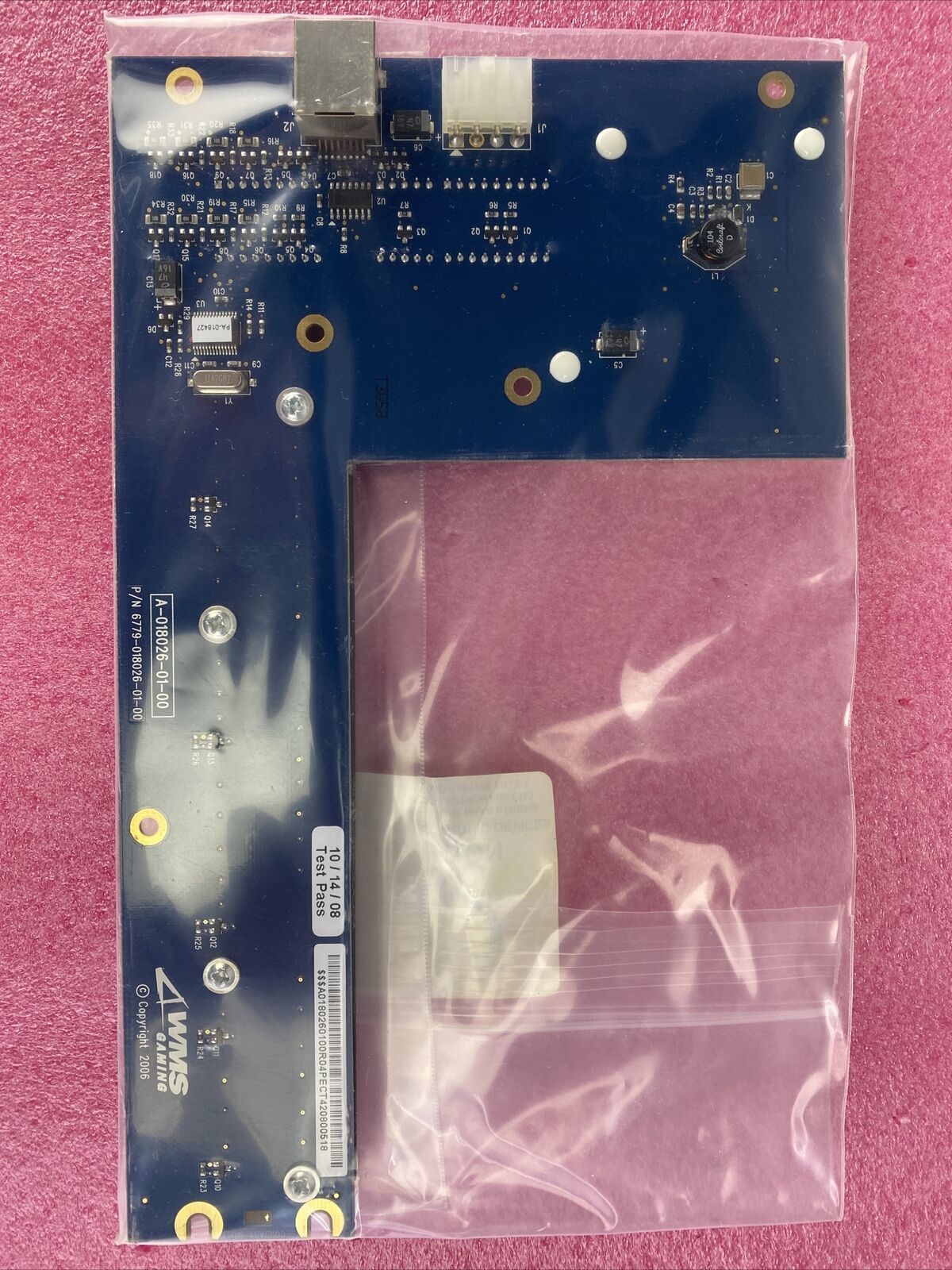 WMS 6779-018026-01-00 BB1 20 Line 5 Digit 7 sec Display Board A0180260100R04PECT