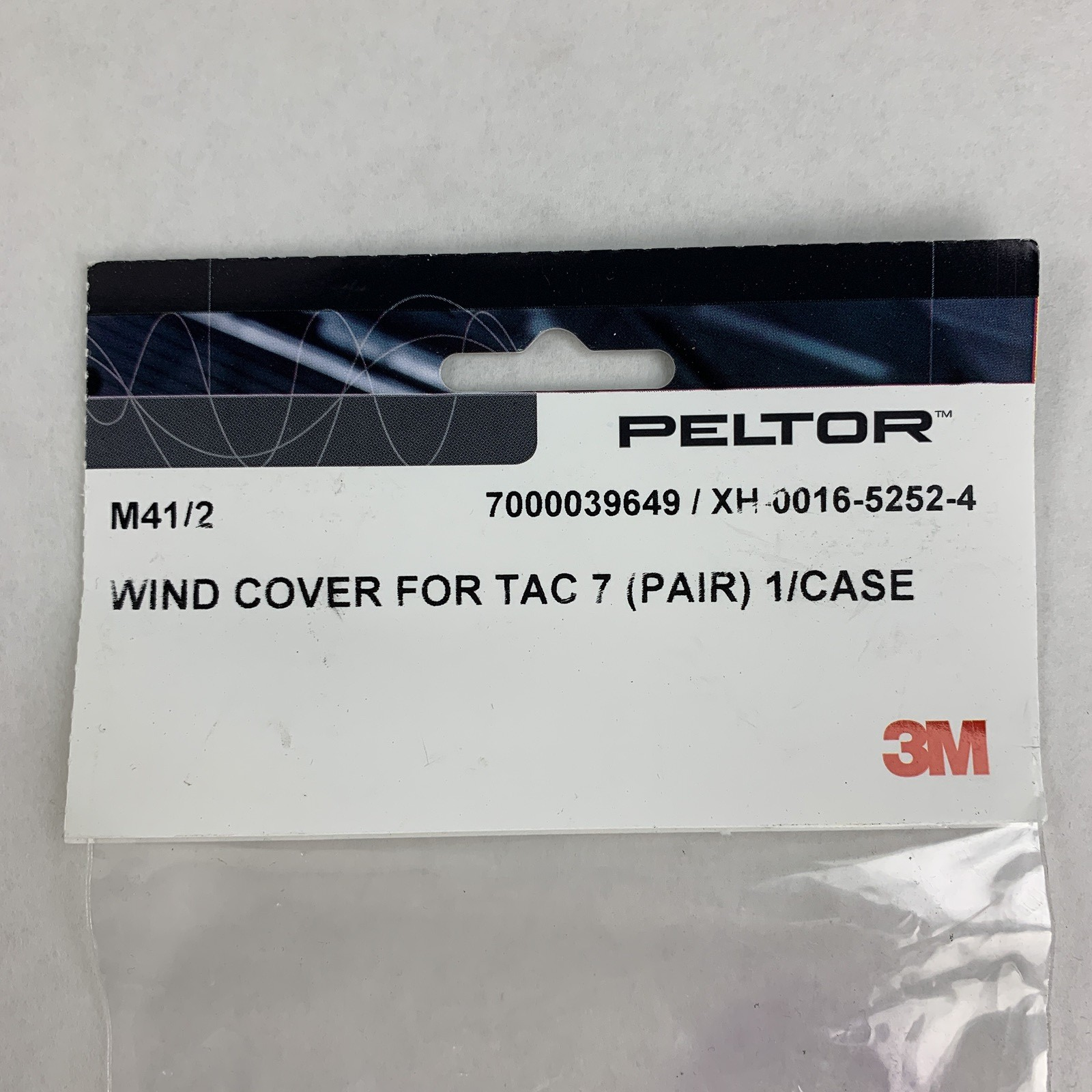 3M Peltor 341/2 XH-0016-5252-4 Wind Cover For Tac 7 Pair 700039649