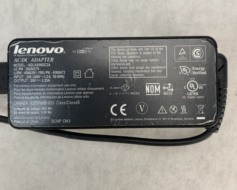 Lot of 3 Lenovo ADLX45NDC2A AC/DC Adapter 20V