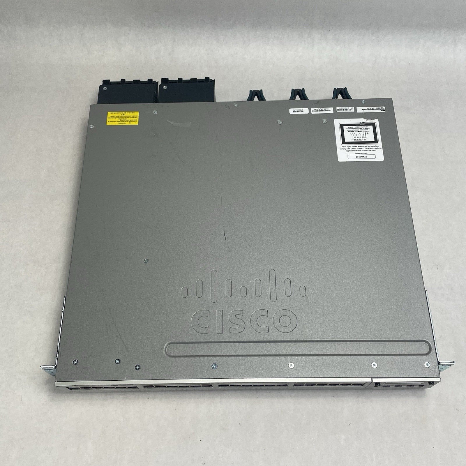 Cisco WS-C3850-48P-S 48 V07 Port Switch 1x 1100W PSU 2x 10Gig Tested & Reset7