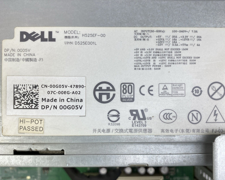 Dell Precision T3500 MT Intel 4 Core Xeon X5570 2.93GHz 8GB RAM No HDD OS READ