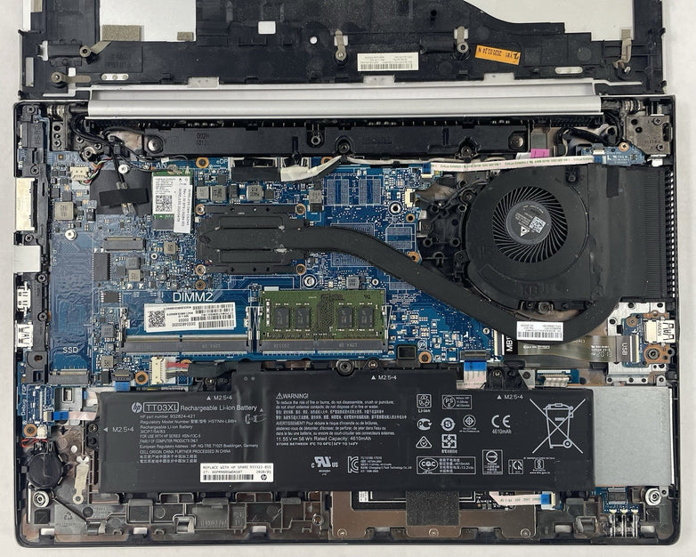 HP EliteBook 850 G6 15.6" i7-8665U 1.90 GHz 16 GB RAM No SSD/OS/AC - Corner