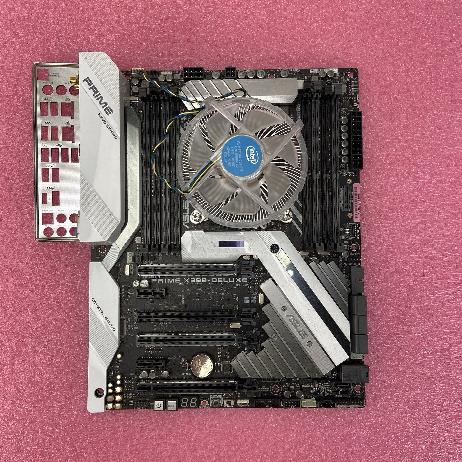 ASUS Prime X299-Deluxe Motherboard No CPU No RAM Power Tested5