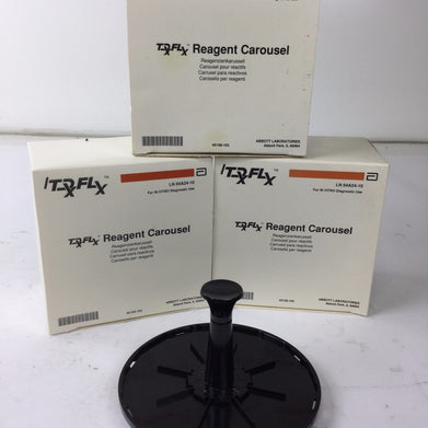 Abbott Laboratories Reagent Carousel LN 04A24-10 (Lot of 3)