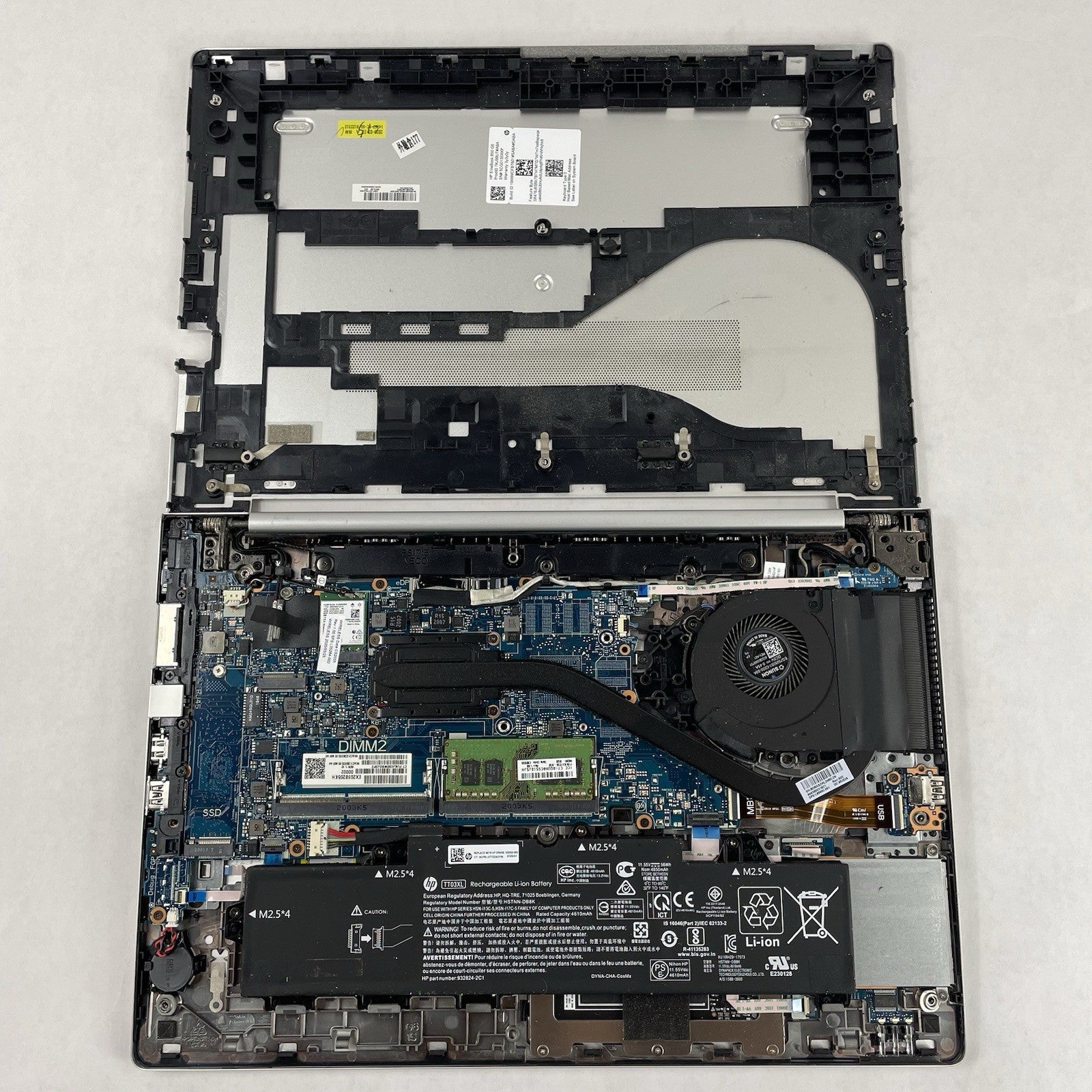 HP EliteBook 850 G6 15.6" i5-8365U 1.60 GHz 8 GB RAM No SSD/OS/AC - Heat Spot17