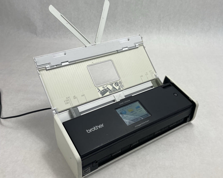 Brother ImageCenter ADS-1500W Document Scanner Tested No Power Cord