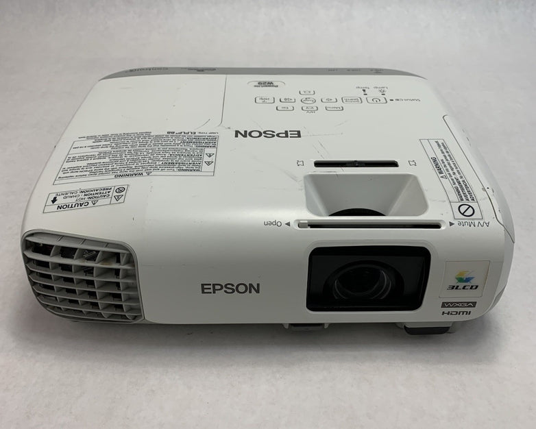 Epson PowerLite W29 H690A LCD Lamp Projector 1131 Lamp Hours - No Remote