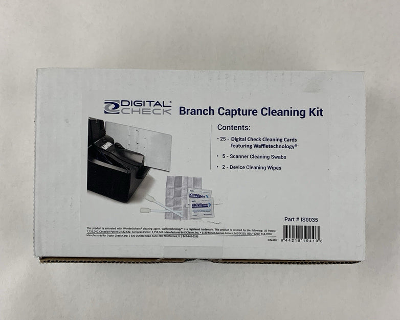 Digital Check Cleaning Kit IS0035 25x Waffletechnology Cards 5x Swabs 2x Wipes