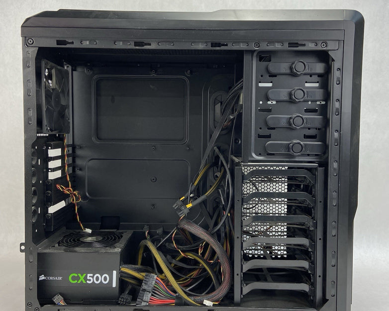 Rosewill R5 Black Gaming ATX Mid Tower Case Corsair CX500 PSU