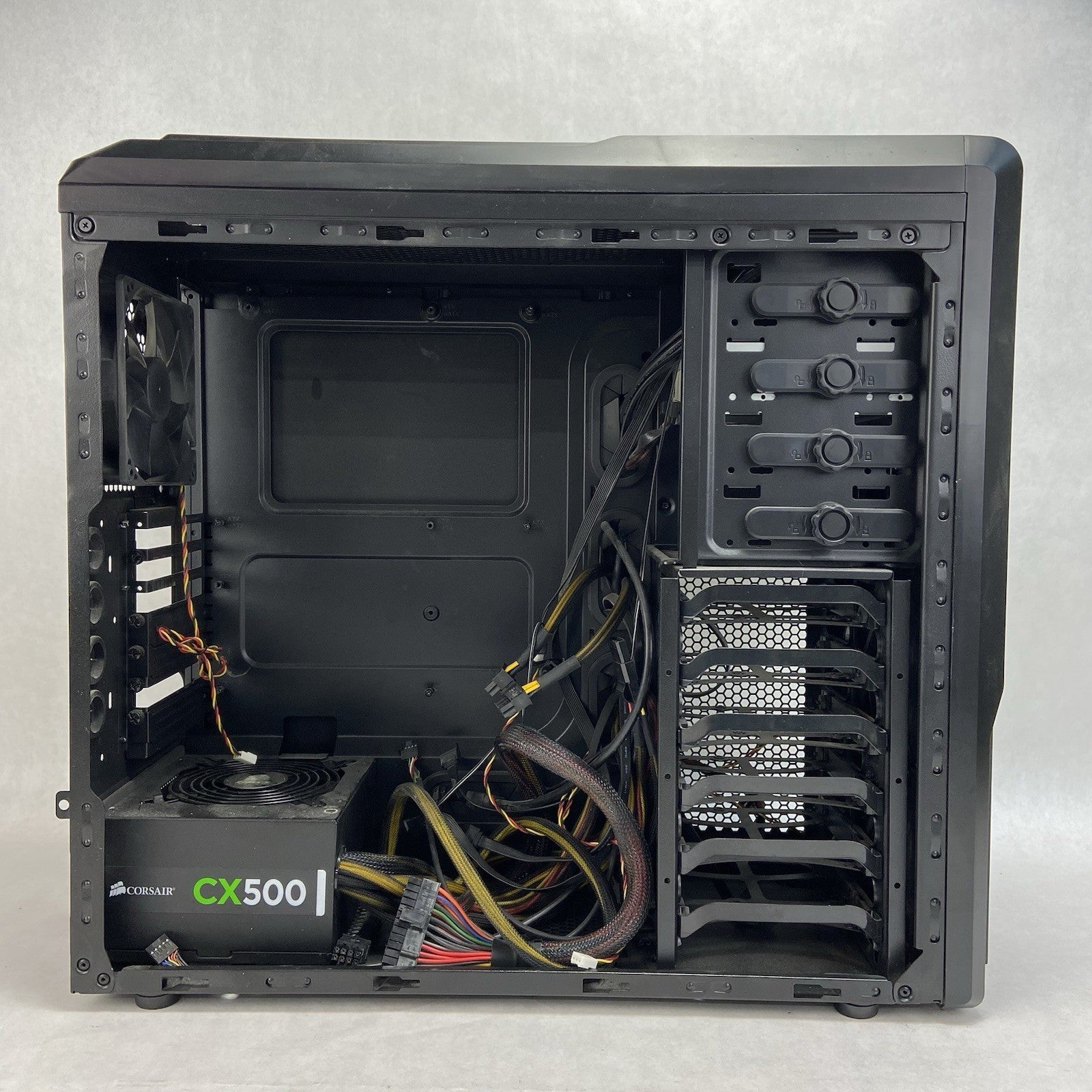 Rosewill R5 Black Gaming ATX Mid Tower Case Corsair CX500 PSU9