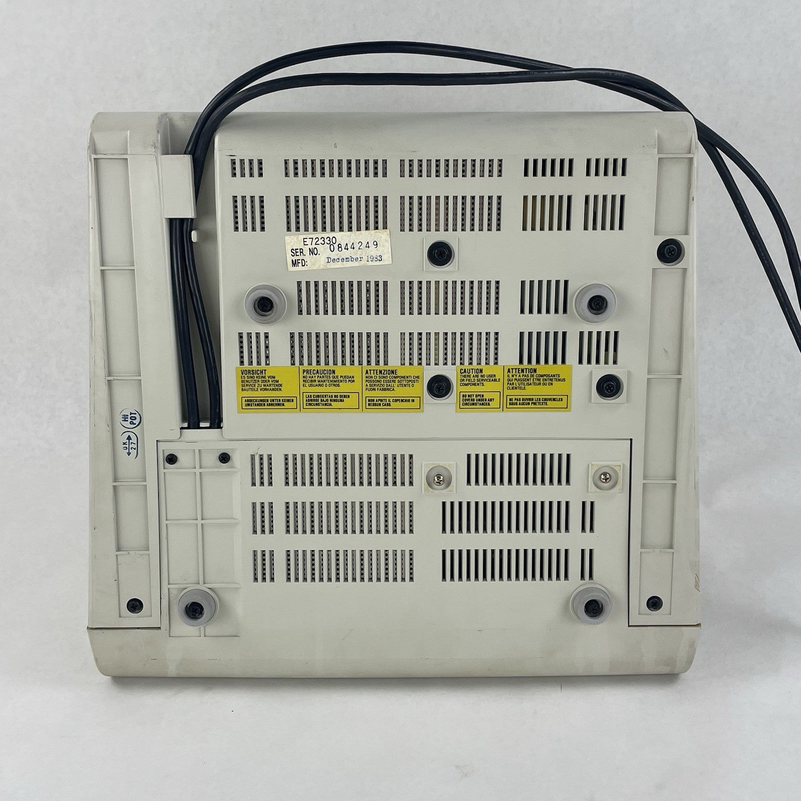 Vintage IBM 5151 Personal Computer Display CRT Monitor Parts or Repair