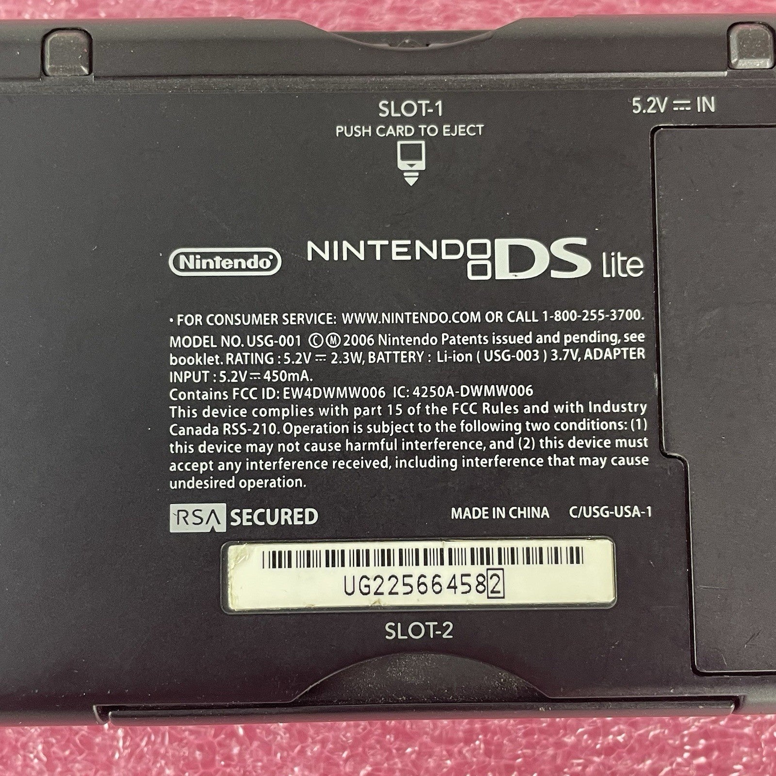 Nintendo USG-001 DS Lite Blue No Charger Tested14