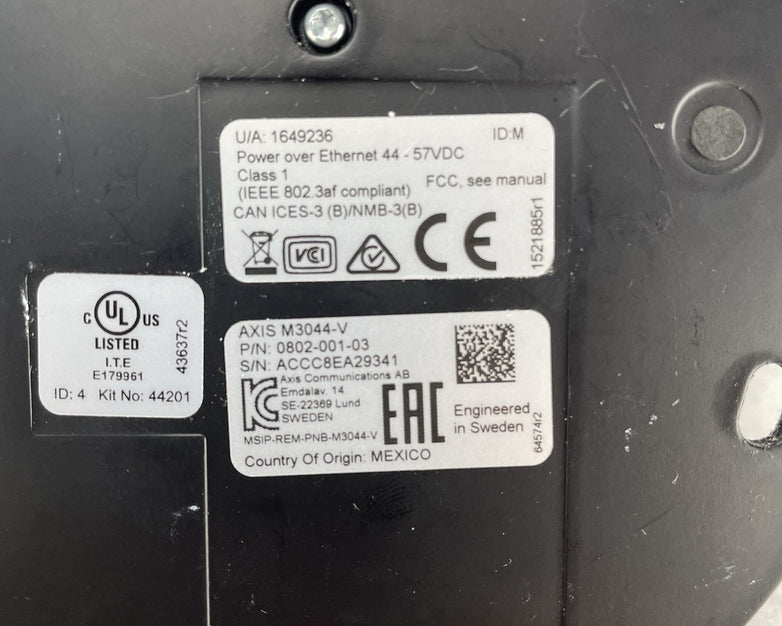 Axis Communications 2 P5532 5m3024-LVE M3004-V Lot of 8 Untested