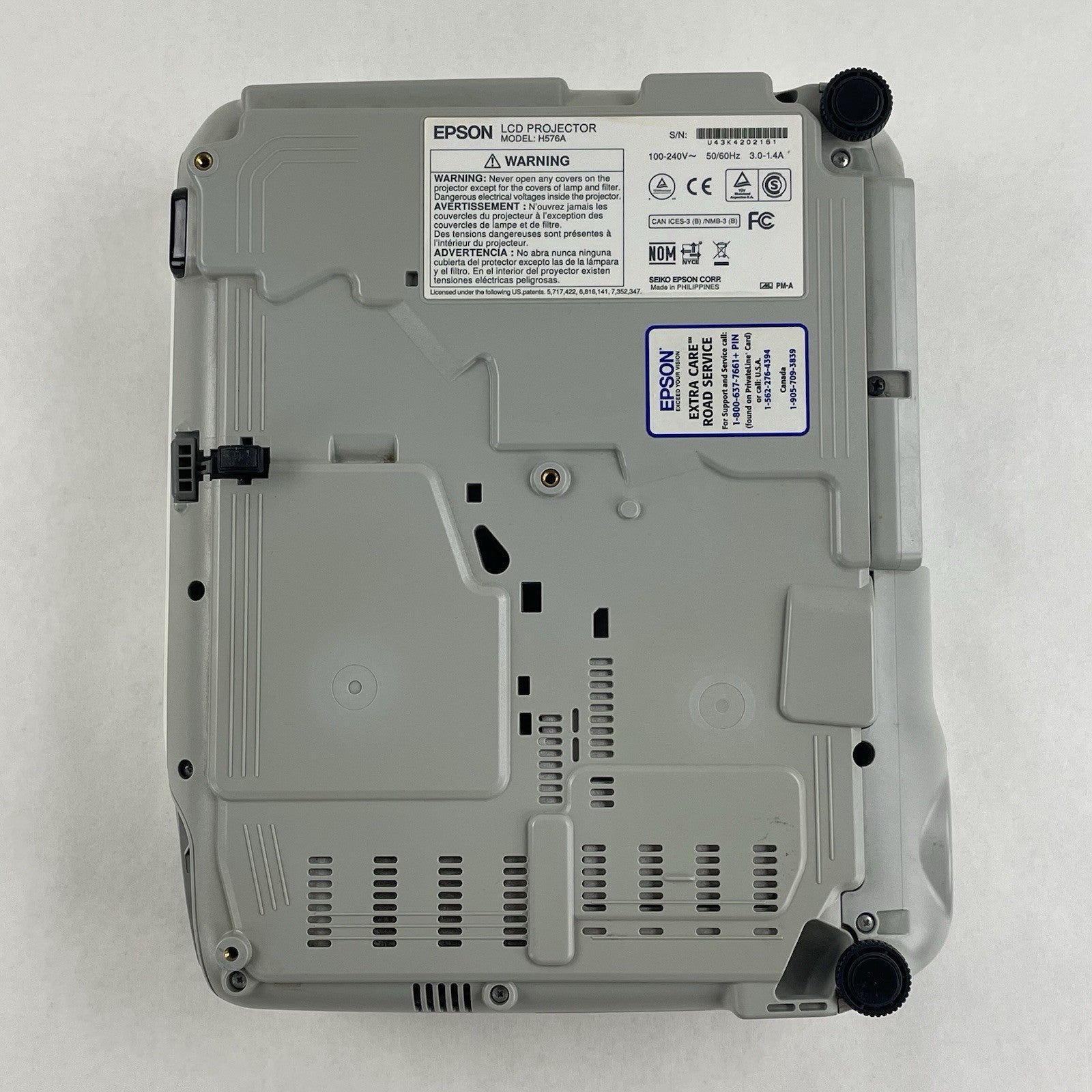 Epson H576A  PowerLite 1776W 3LCD WXGA Projector  (1199 Lamp Hours)