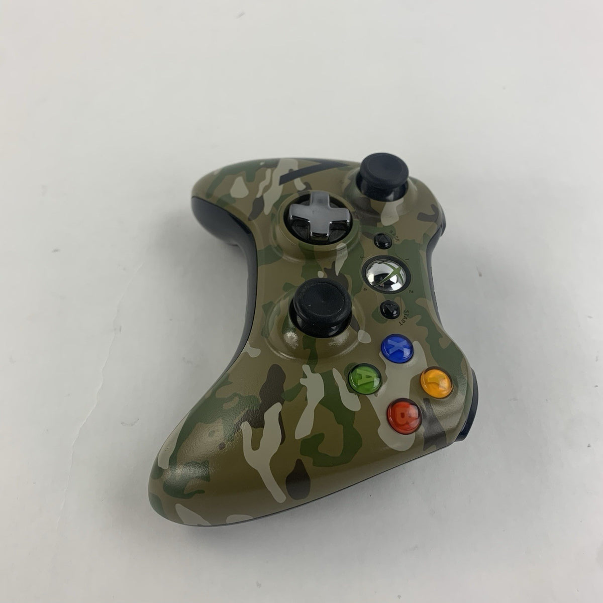 Xbox 360 Green Camouflage Camo Special Edition Halo Controller - Untested5