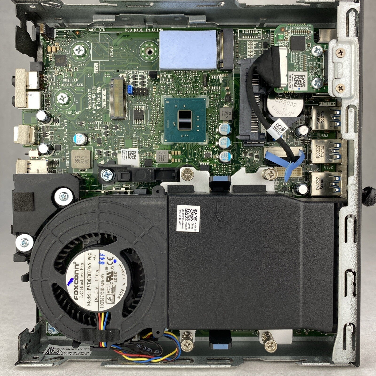 Dell Optiplex 7050 Micro Intel Quad Core i5-7500T 2.70GHz 1x8GB RAM No AC HDD OS