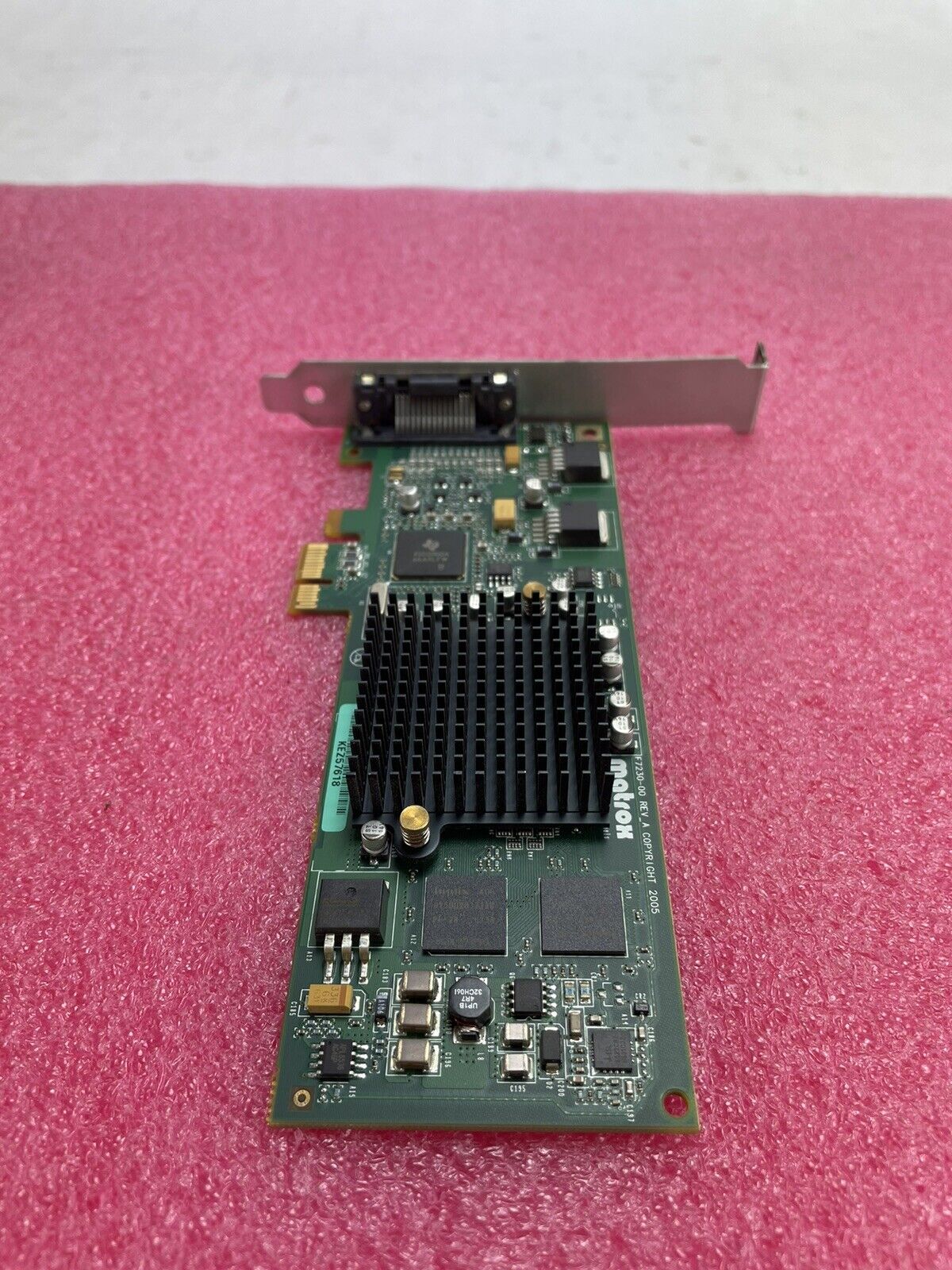 MATROX F7230-00 Rev-A PCI-Express DVI Graphics Card G55-MDDE32LPDF