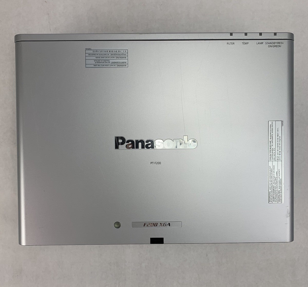 Panasonic PT-F200U LCD Projector No Remote 1831 Lamp Hours