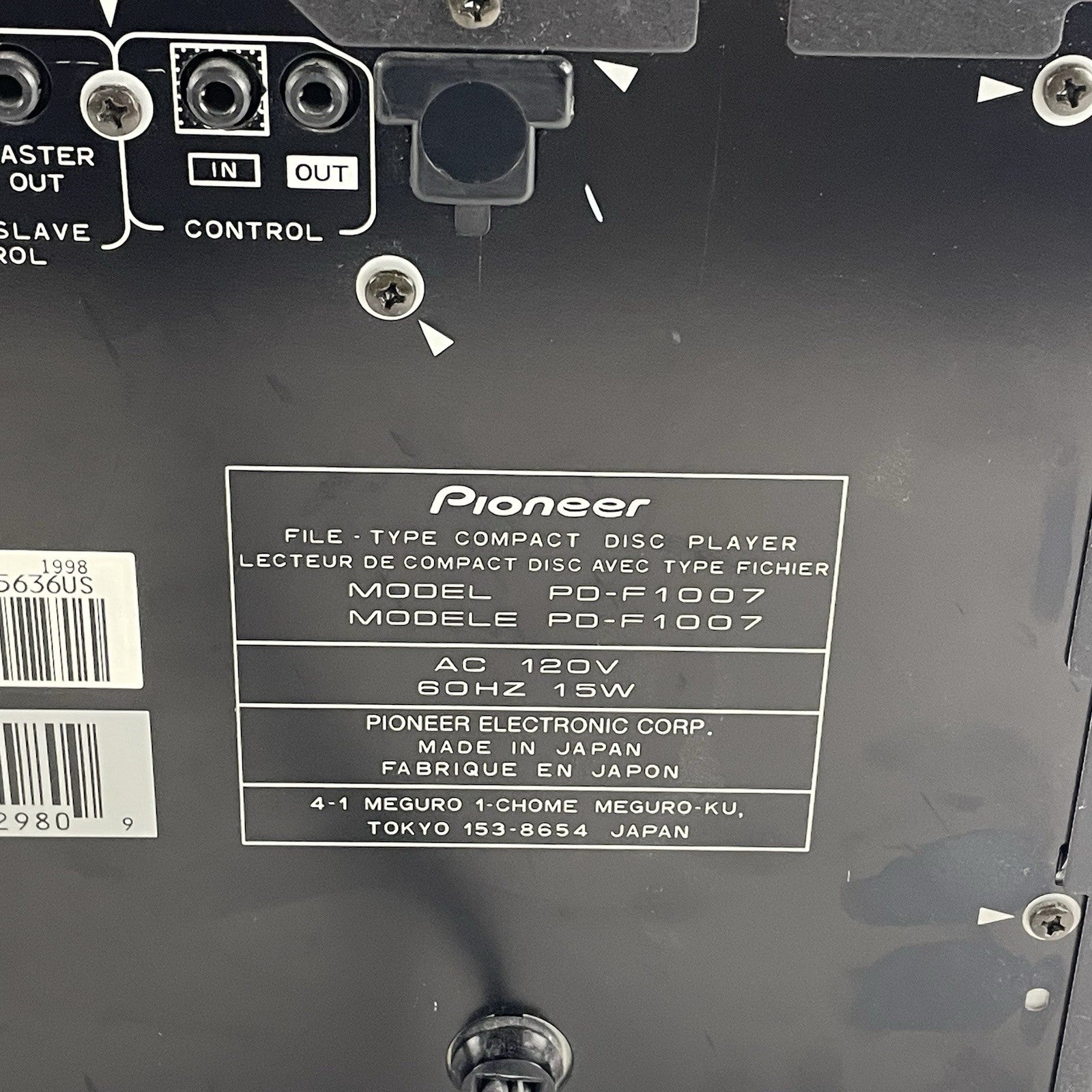 Pioneer PD-F1007 301 Disc CD/Disc Player Tested and Working9