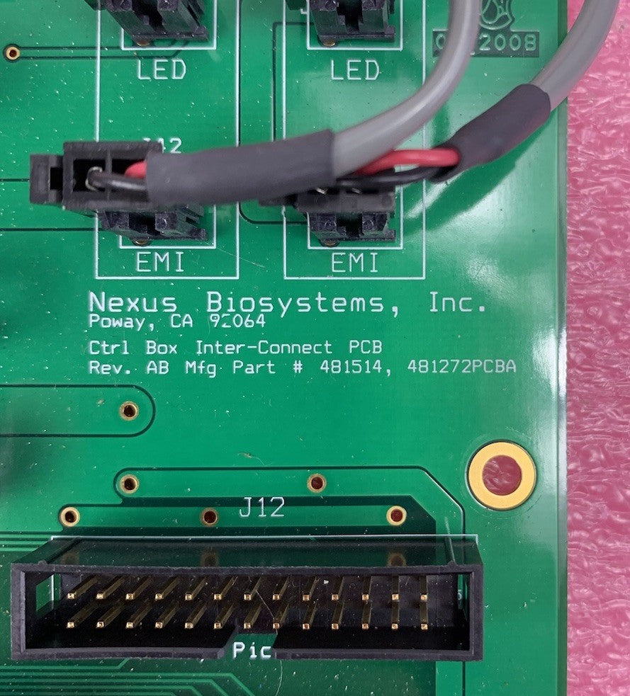 Nexus BioSystems 481514 PCB Rev. AB Circuit Board