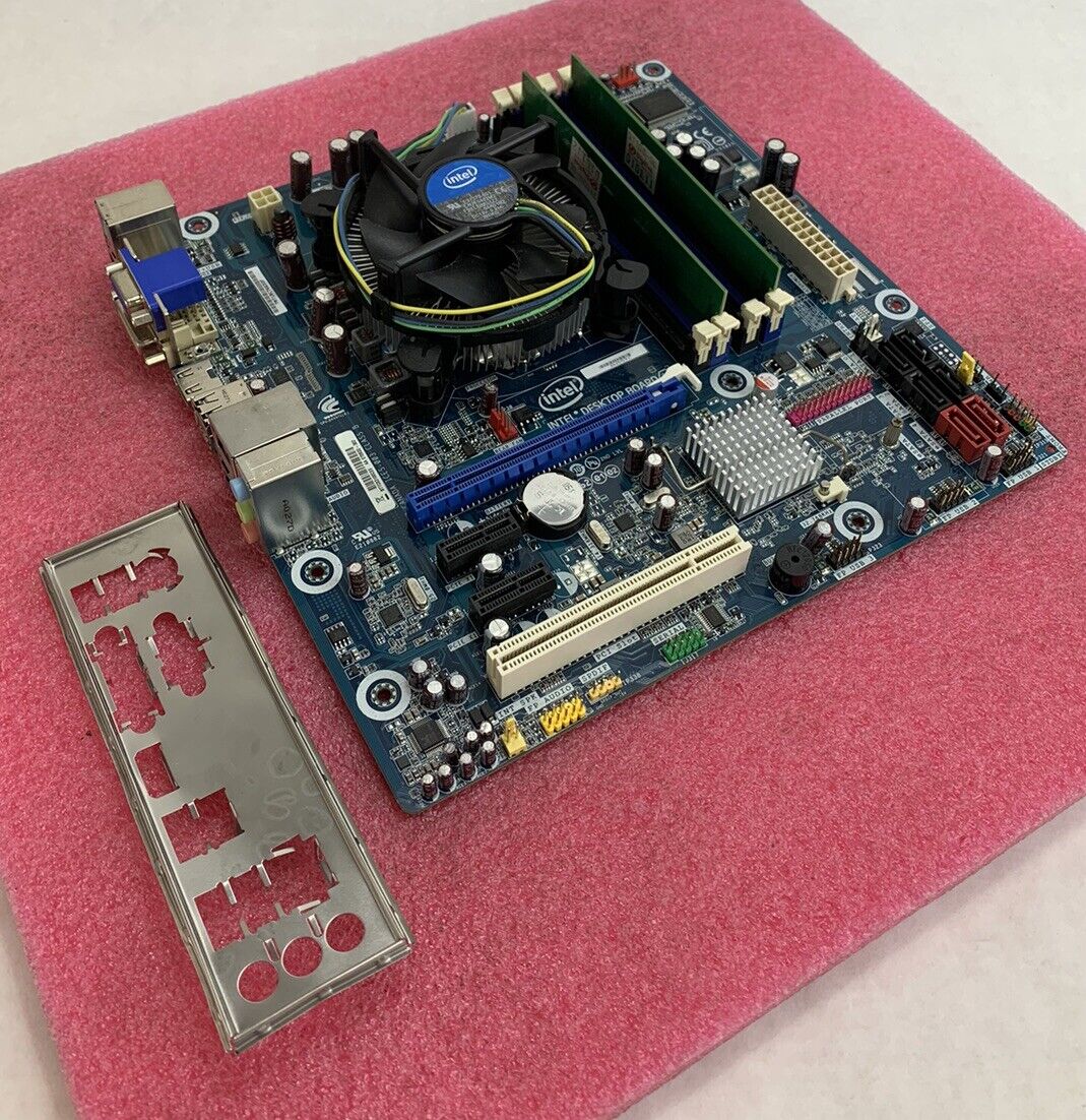 Intel DH55TC Motherboard Intel Core 2 Duo Q9800 2.66GHz 2GB RAM w/ Shield