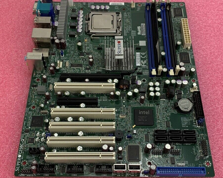 SuperMicro C25BC-Q Motherboard Intel Core 2 Quad 3GHz 512MB RAM w/Shield