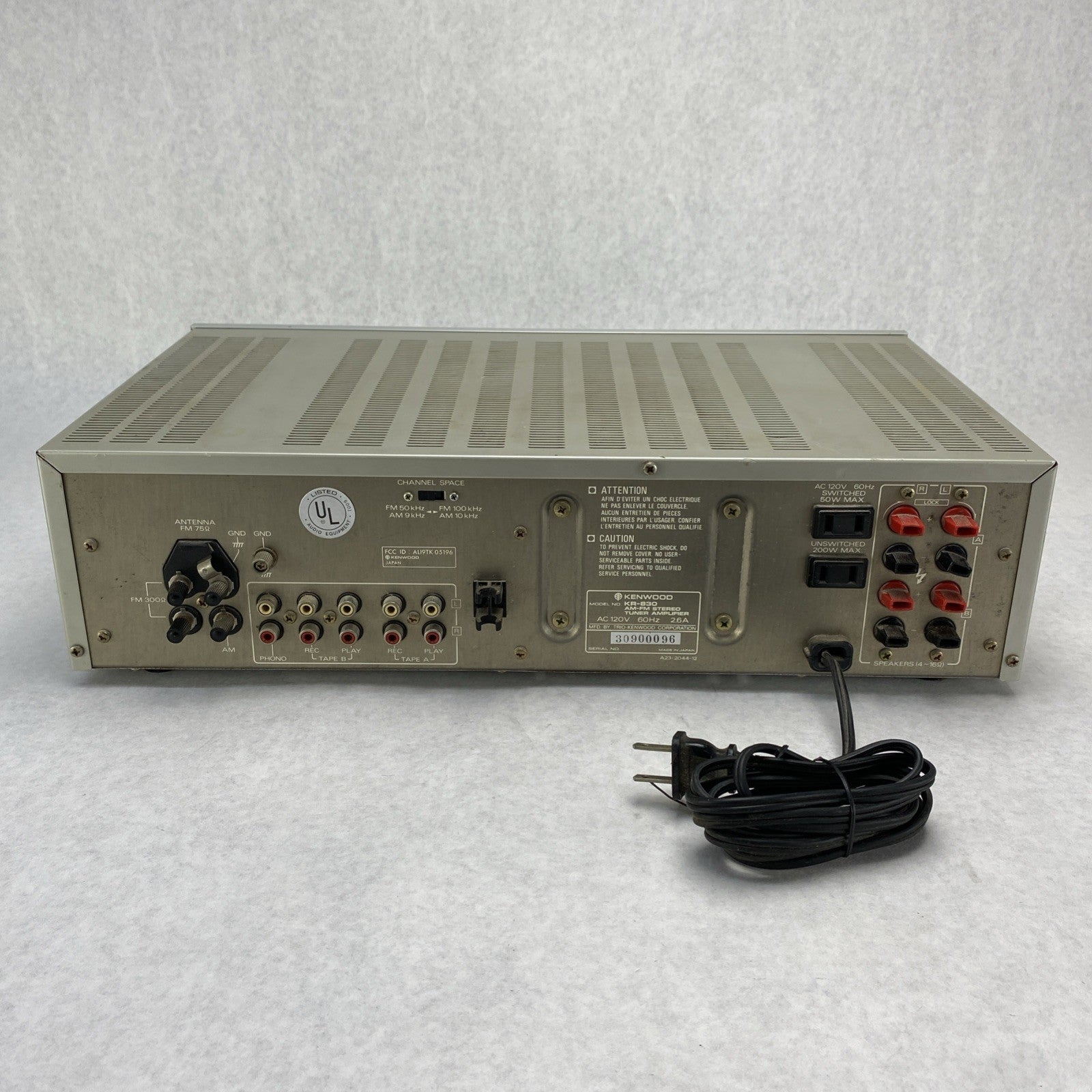Kenwood KR-830 Computerized High Speed Stereo Receiver Tested