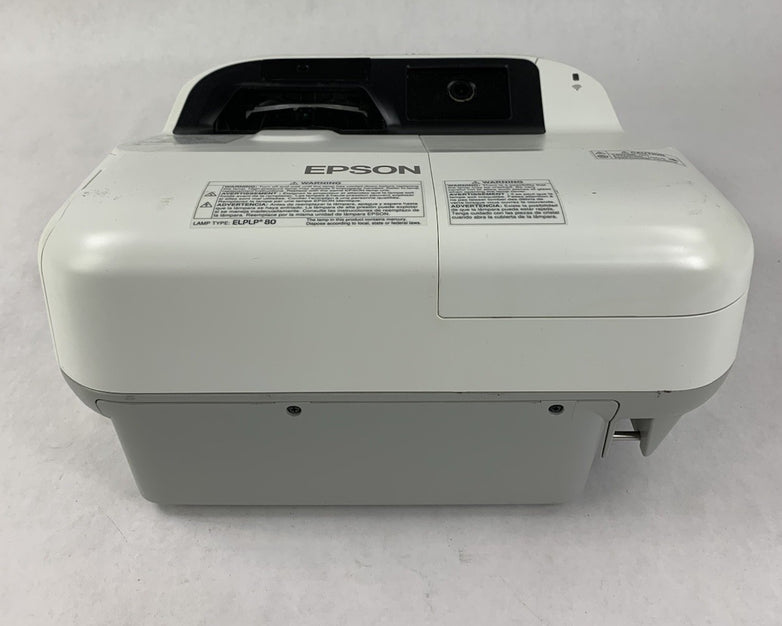 Epson BrightLink 595Wi H599A LCD Lamp Projector 2809 Lamp Hours - No Remote