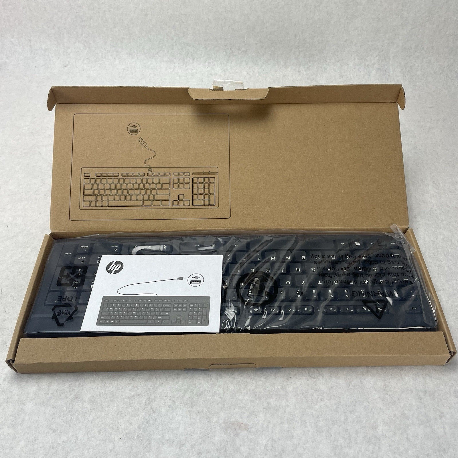 HP TPA-P001k 125 Wired Desktop PC Keyboard Lot of 84