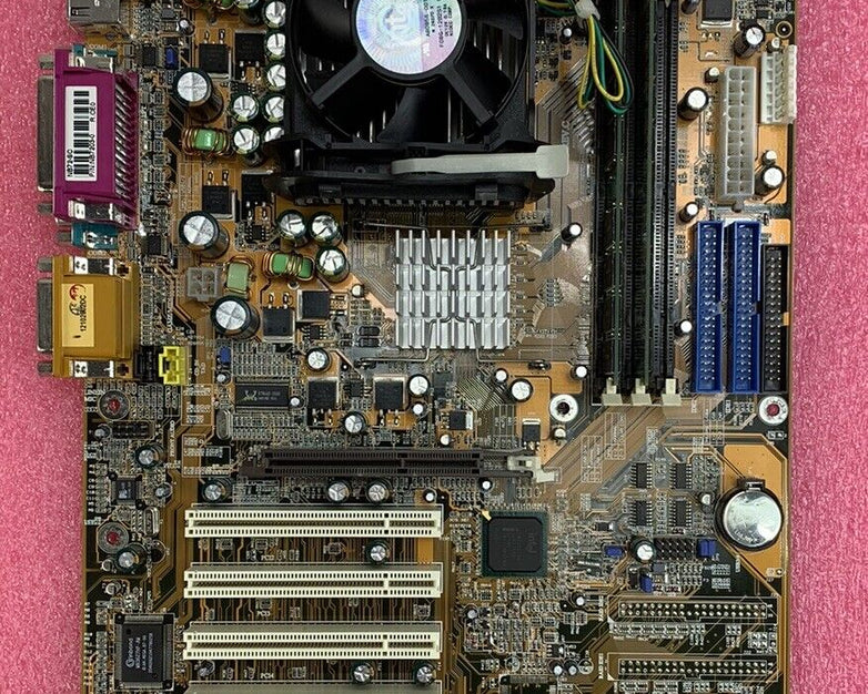 DFI NB72-SC Motherboard Intel Pentium 4 1.6GHz 384MB RAM w/Shield