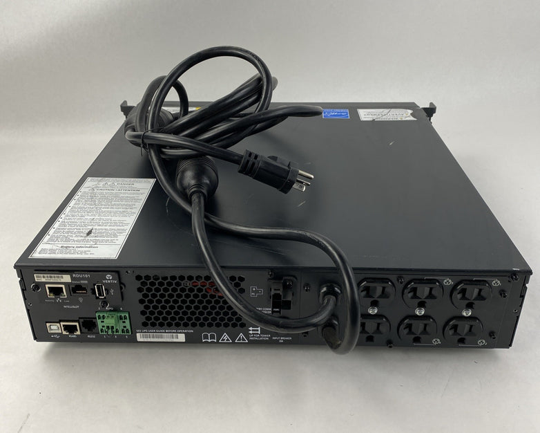 Liebert Vertiv GXT5-EBC48VRT2U GXT5 UPS - No batteries Tested Cracked Face Plate