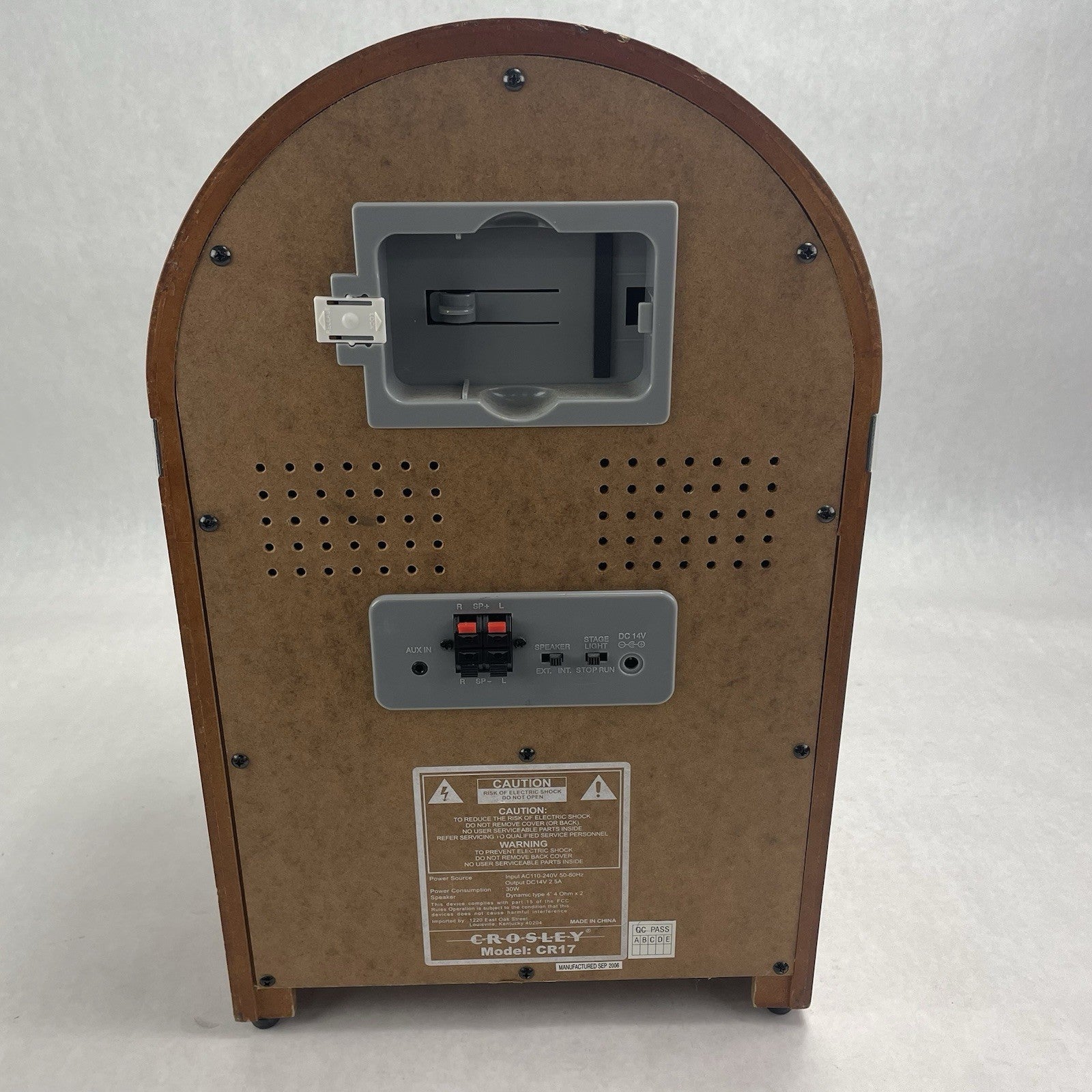 Crosley CR17 iJuke Jukebox Apple iPod Music Player Tested No Power Cord4