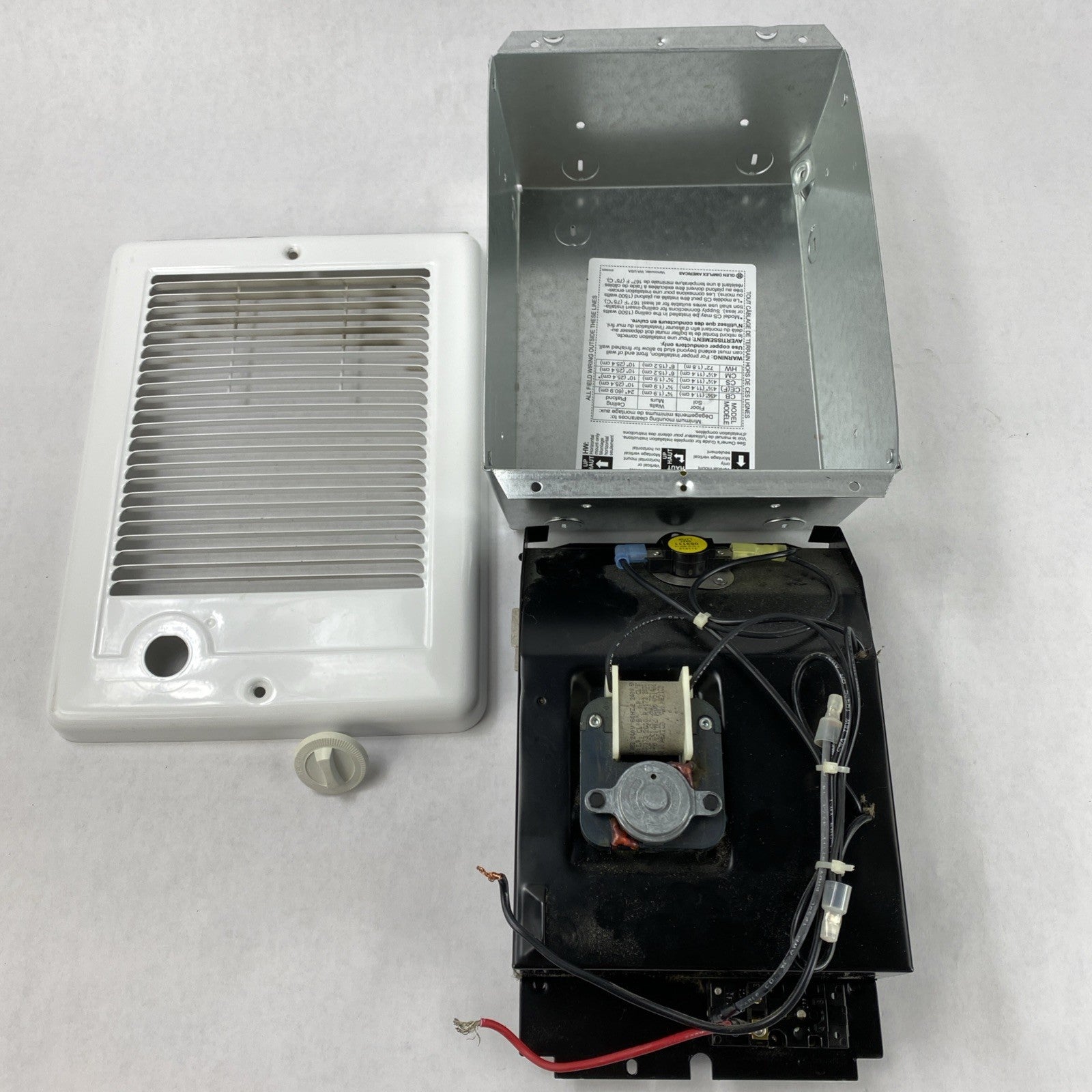 Cadet CSC152TW Wall Fan With Thermostat6