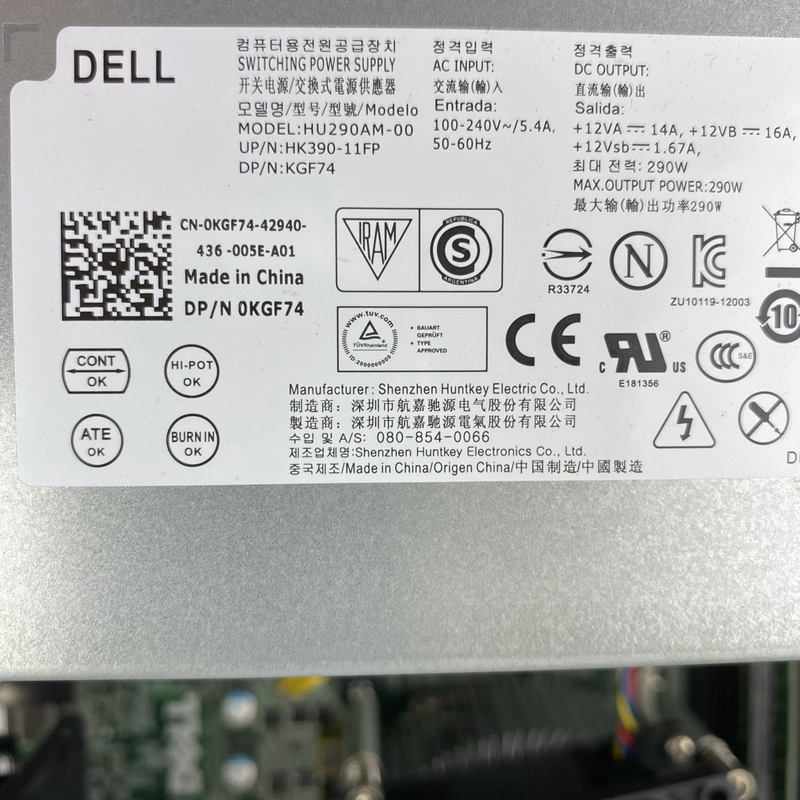 Dell Optiplex 9020 MT Intel 4 Core i5-4570 3.20GHz CPU 4GB RAM DVDRW No HDD OS