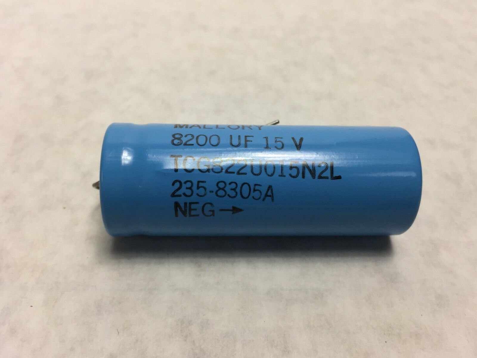 Lot of 5 Mallory TCG822U015N2L 8200UF 15V 235-8305A