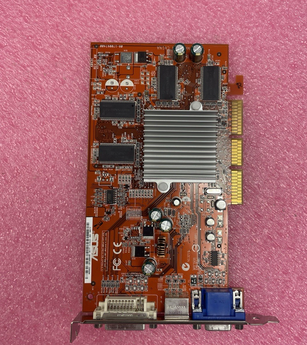 ASUS A9250 GE ATI Radeon 9250 256MB Video Graphics Card DVI VGA S-Video