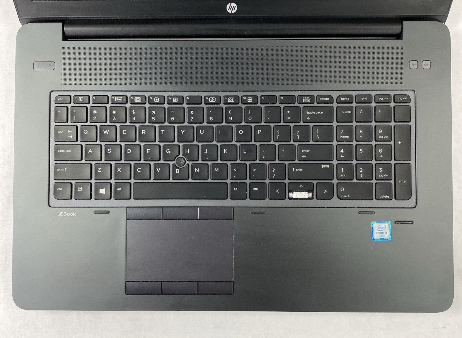HP ZBook 17 G3 Intel Core i7-6700HQ 2.60 GHz 8 GB RAM 17.3" No HDD No OS