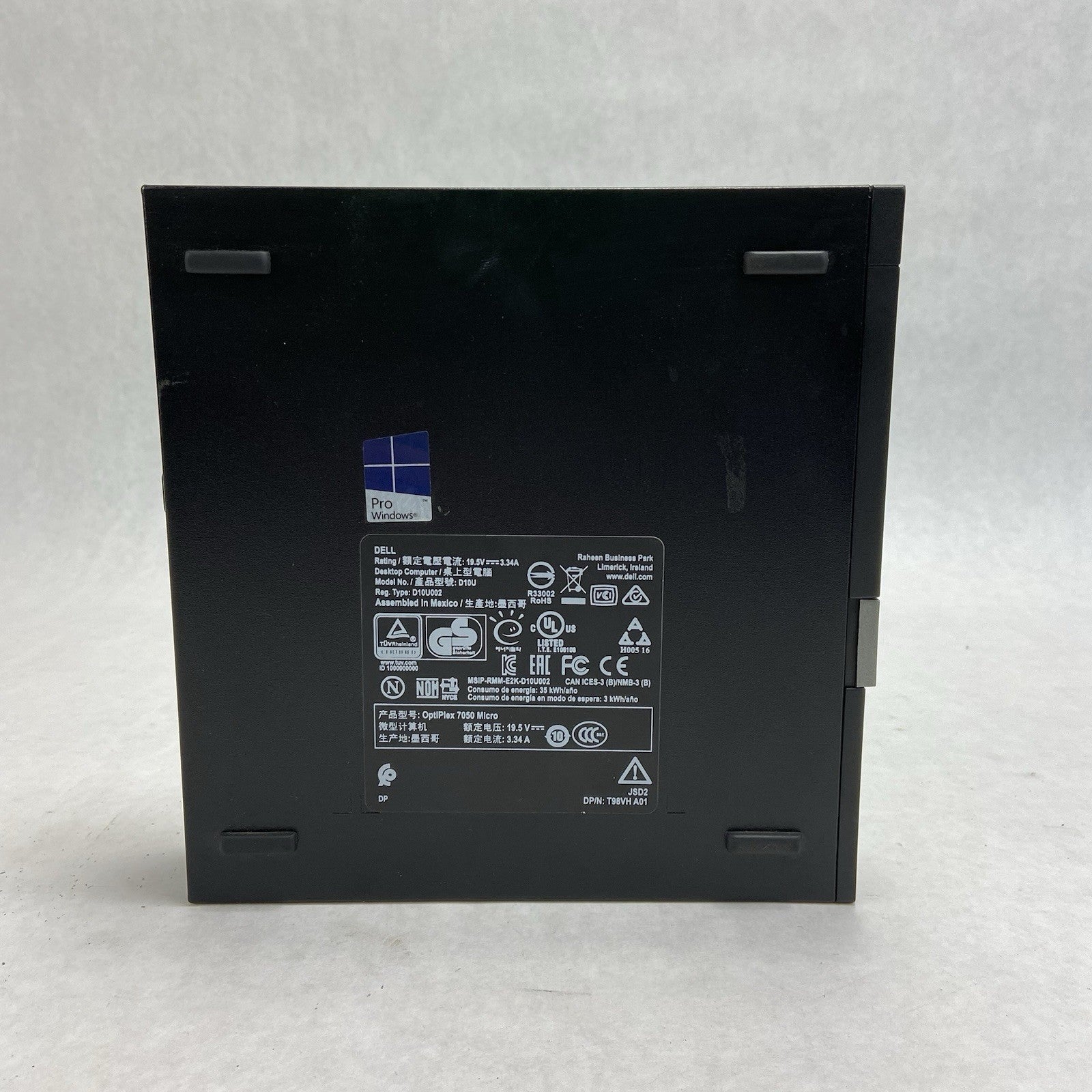 Dell Optiplex 7050 Micro Intel Core i5-6600T 2.7GHz 8GB RAM No HDDOSAC4