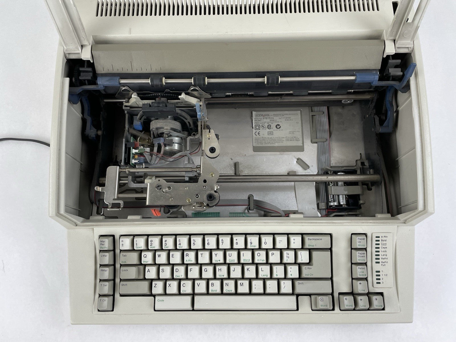 IBM Personal Wheelwriter 1000 6781-024 Electronic Typewriter No Ribbion Tested