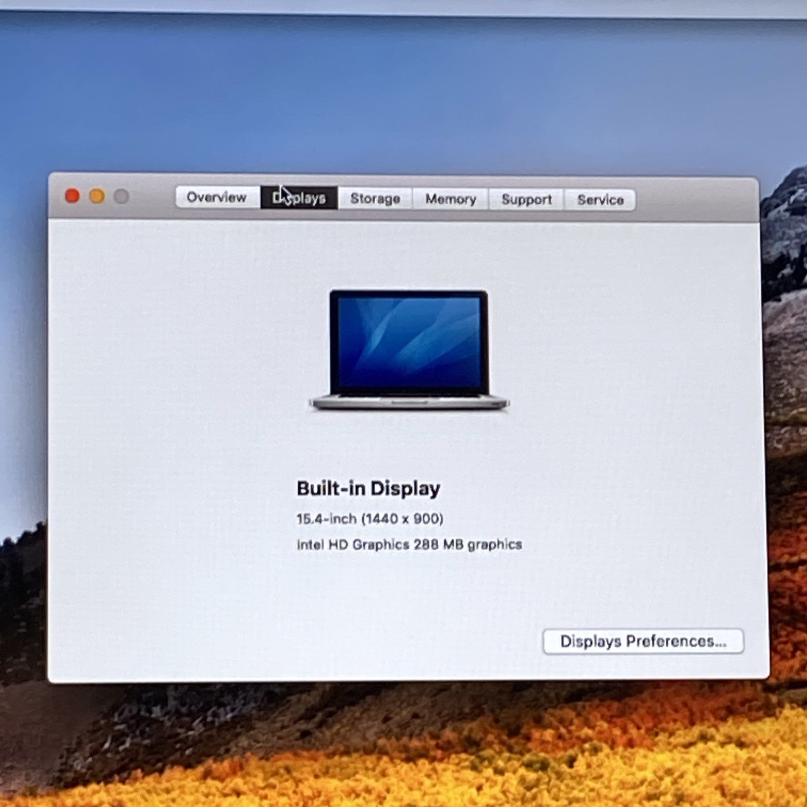 Apple MacBook Pro A1286 2010 15" 2.6GHz i7 8GB RAM 120GB SSD os10.13.6 118Cycles2